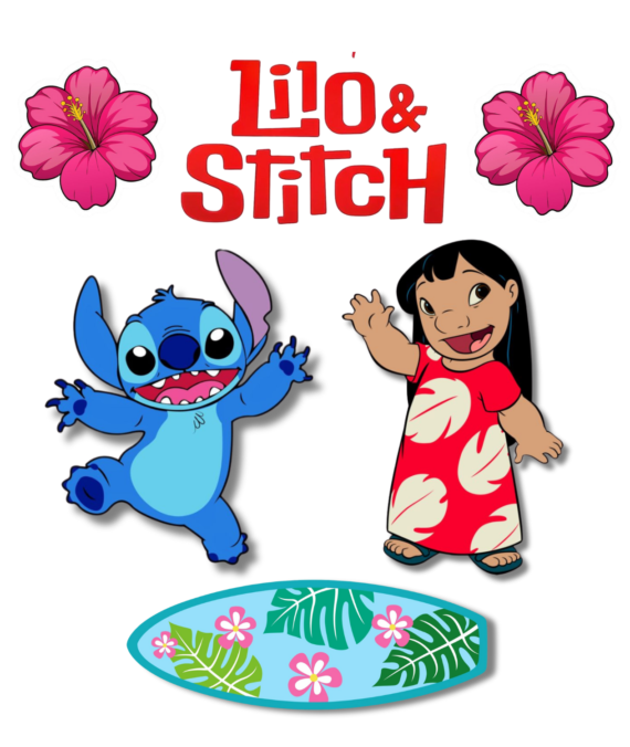 Figura Coroplast Lilo & Stitch
